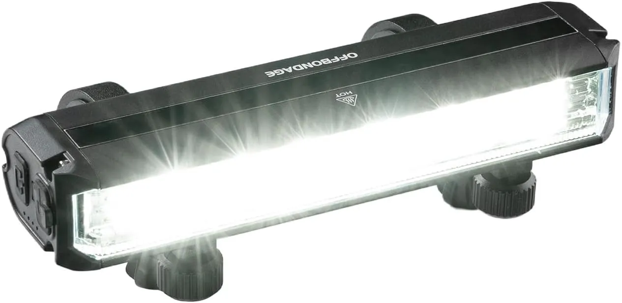Bike Light Bar for Ebike, Super Bright Front Light Rechargeable Battery, IPX5 Waterproof, 5 Modes Bicycle Headlight for Mountain Bike, Night Riding, Cycling