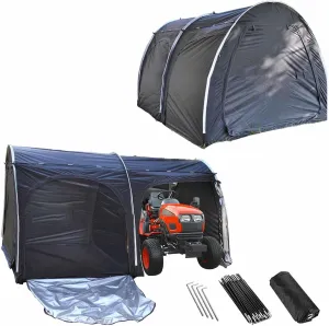 Bike Tent with Ventilation Mesh Bike Storage Tent with Double Doors for 5-7 Bikes Motorcycle Storage Shed Bicycle Tent