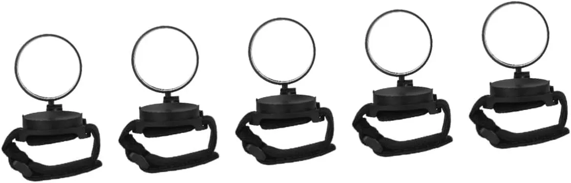 Bike Wristband Mirror Rearview Mirror for Cycling Lightweight Portable Wrist Mounted Design Wide View Convex Reflective for Bicycles Motorbikes