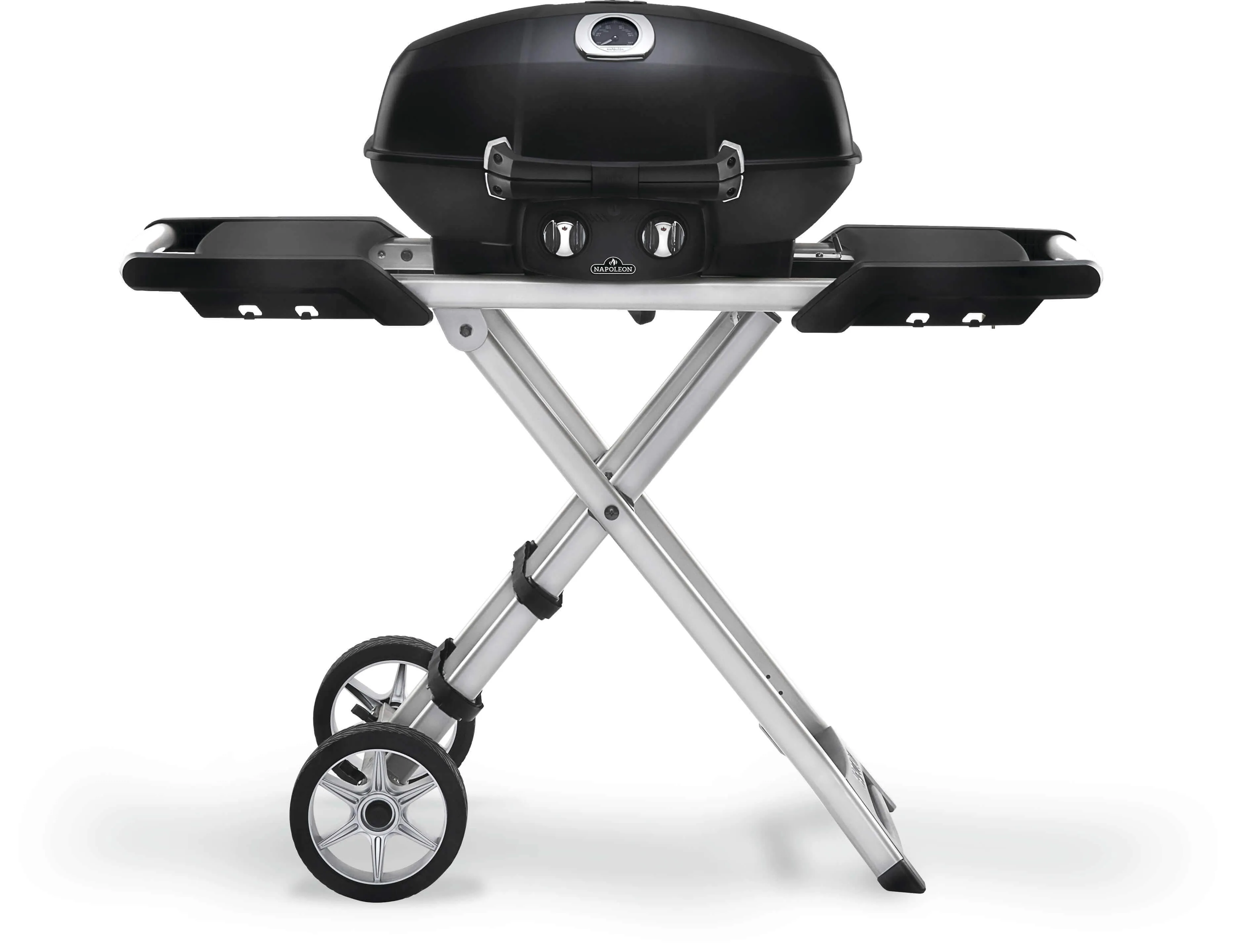 (Black) Great savings 285X Scissor Portable PRO285X-BK Cart with TravelQ BBQ Napoleon Courteous staff PRO Propane