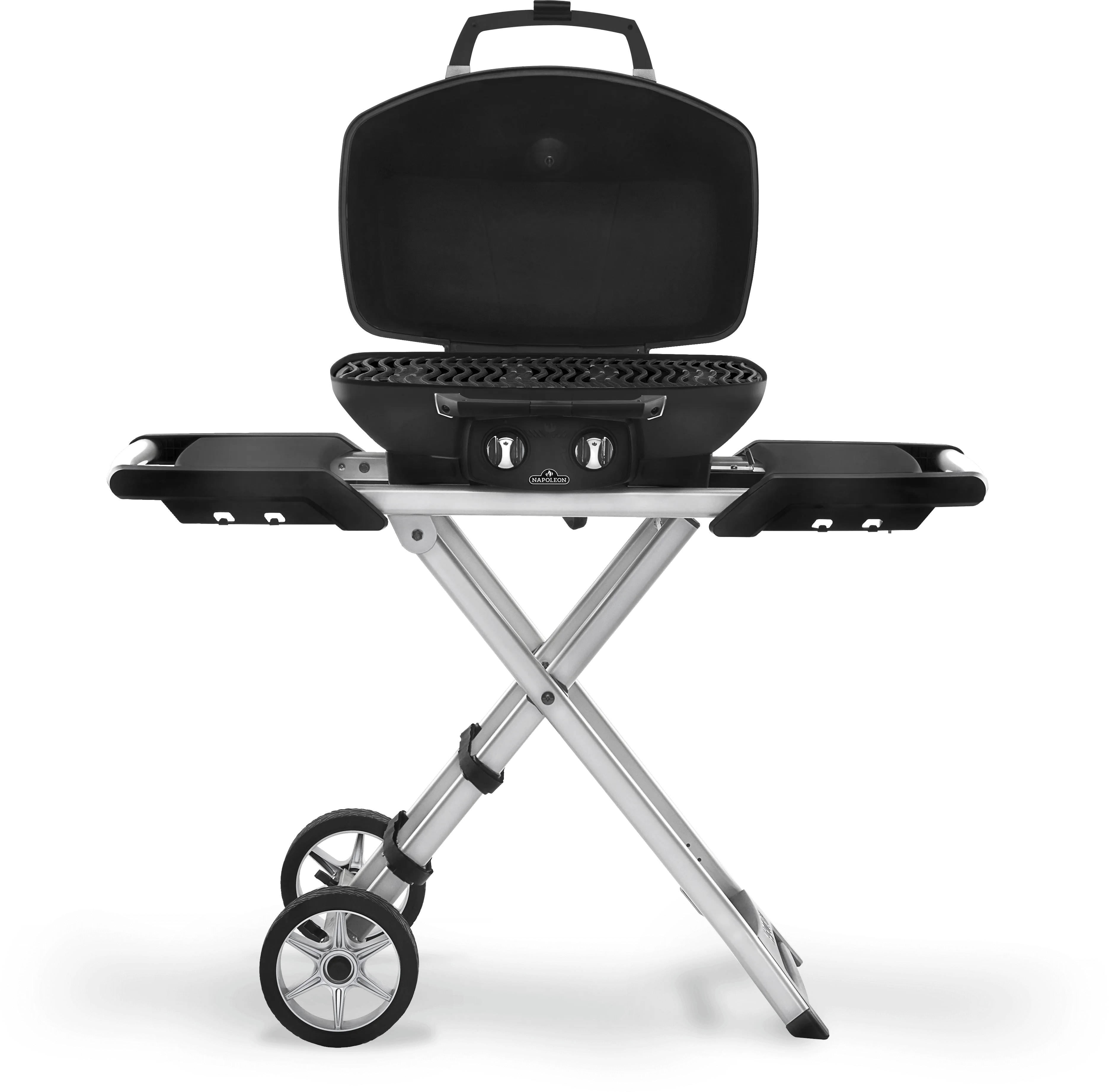 (Black) Great savings 285X Scissor Portable PRO285X-BK Cart with TravelQ BBQ Napoleon Courteous staff PRO Propane