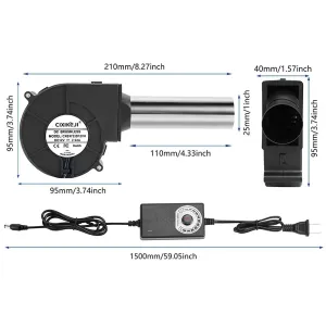 Blower Personalized assistance Grill Camping Speed Inflatable Hiking Fan Fast Grill Tools for BBQ Air Exclusive collection Replacement Starter Bellow Barbecue Adjustable