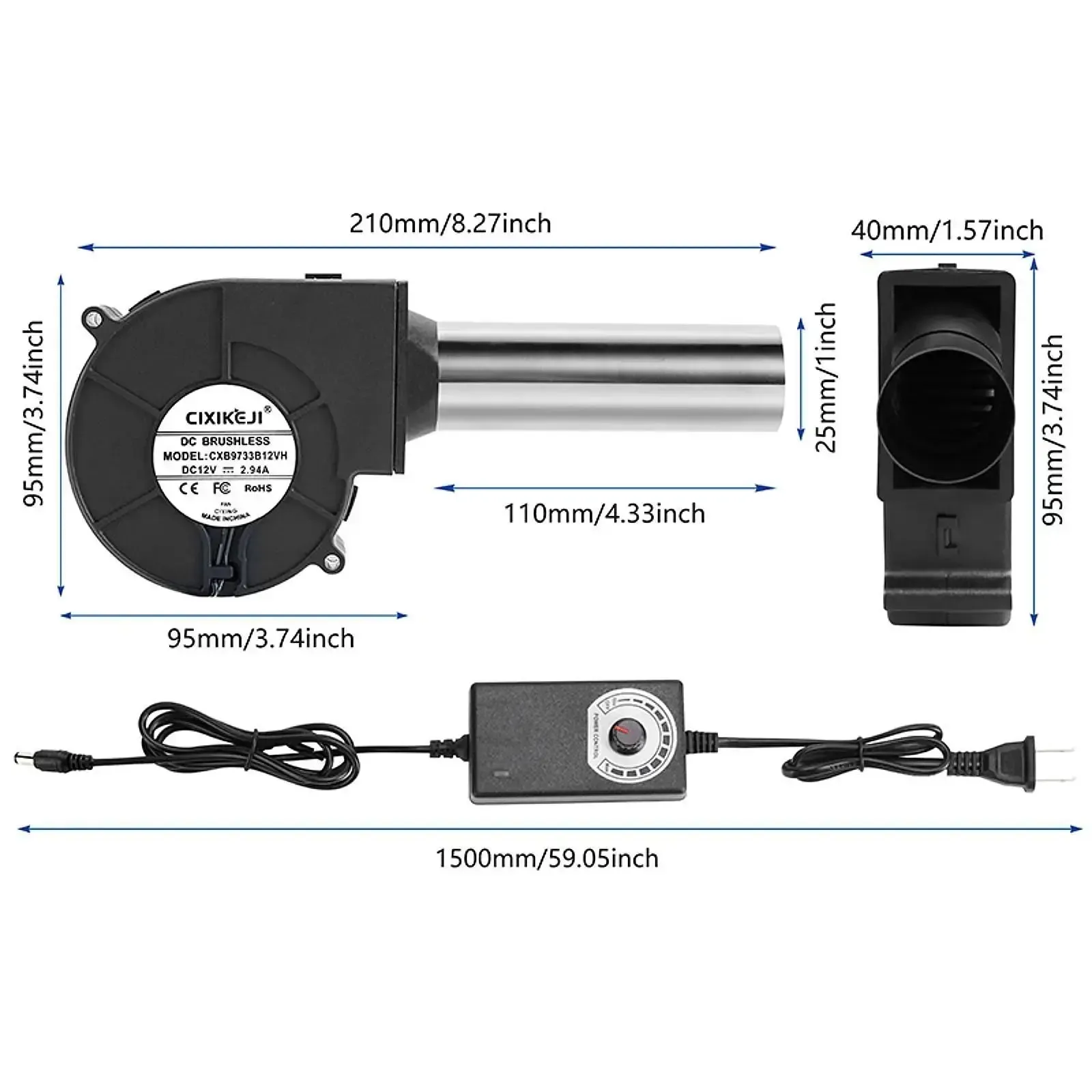 Blower Personalized assistance Grill Camping Speed Inflatable Hiking Fan Fast Grill Tools for BBQ Air Exclusive collection Replacement Starter Bellow Barbecue Adjustable