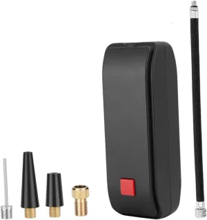 Cabilock 1 Set Rechargeable Electric Air Compressor Durable Tire Pump for Bikes Basketballs and More Portable Inflator Device with Compact Design Black