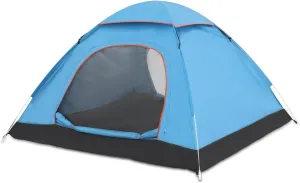 Camping Beach Tent, Waterproof Pop-Up Tent with 2 Doors & Large Mesh Windows, Carry Bag Included, Perfect for Camping, Beach, Backpacking