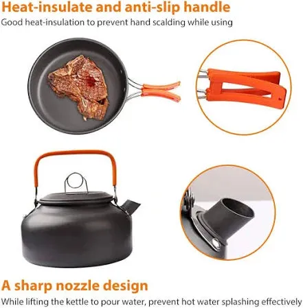 Camping Cooking Utensils - 2-3 Person