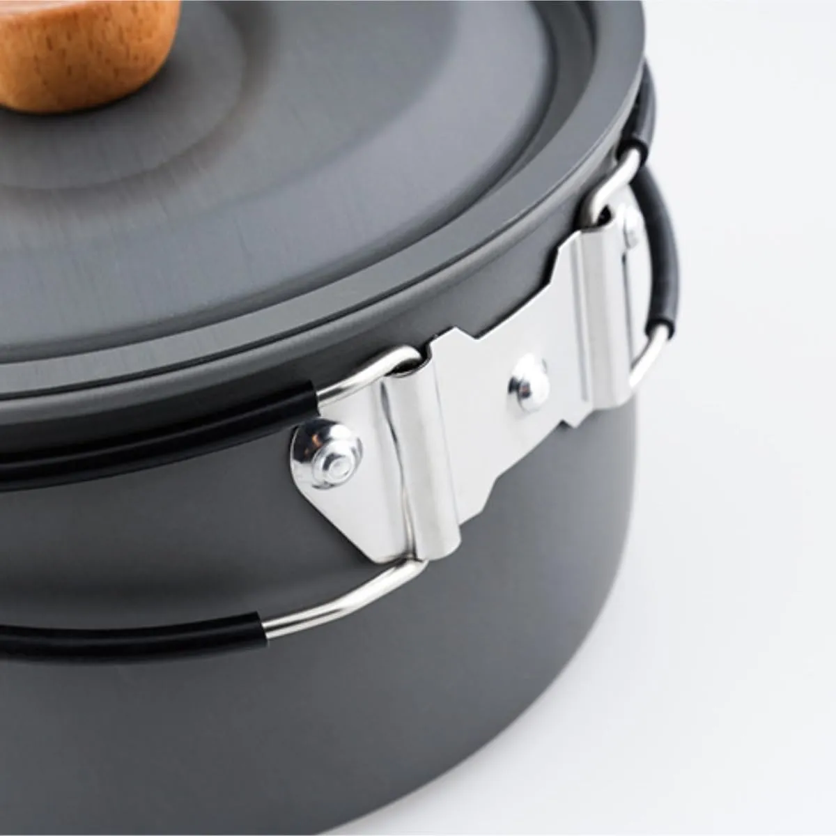 Camping Kitchen Utensil Outdoor Picnic Pots Camping Cookers Kitchen Utensils Portable Small Hot Pot Cooking Picnic Pot for Outdoor Cooking