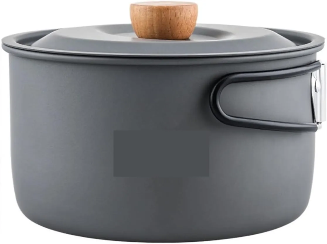 Camping Kitchen Utensil Outdoor Picnic Pots Camping Cookers Kitchen Utensils Portable Small Hot Pot Cooking Picnic Pot for Outdoor Cooking