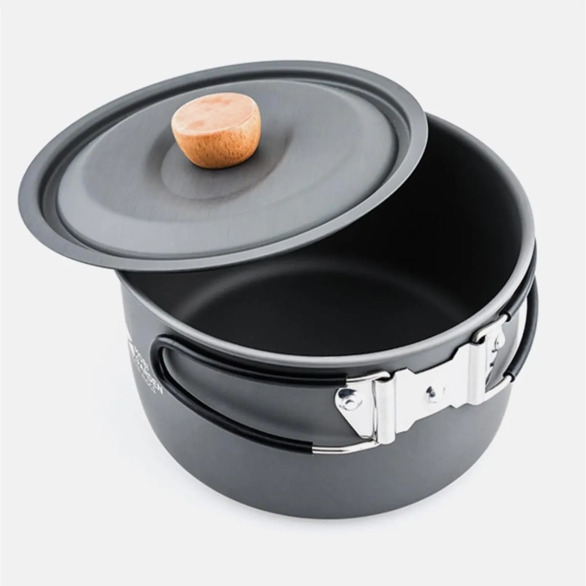 Camping Kitchen Utensil Outdoor Picnic Pots Camping Cookers Kitchen Utensils Portable Small Hot Pot Cooking Picnic Pot for Outdoor Cooking