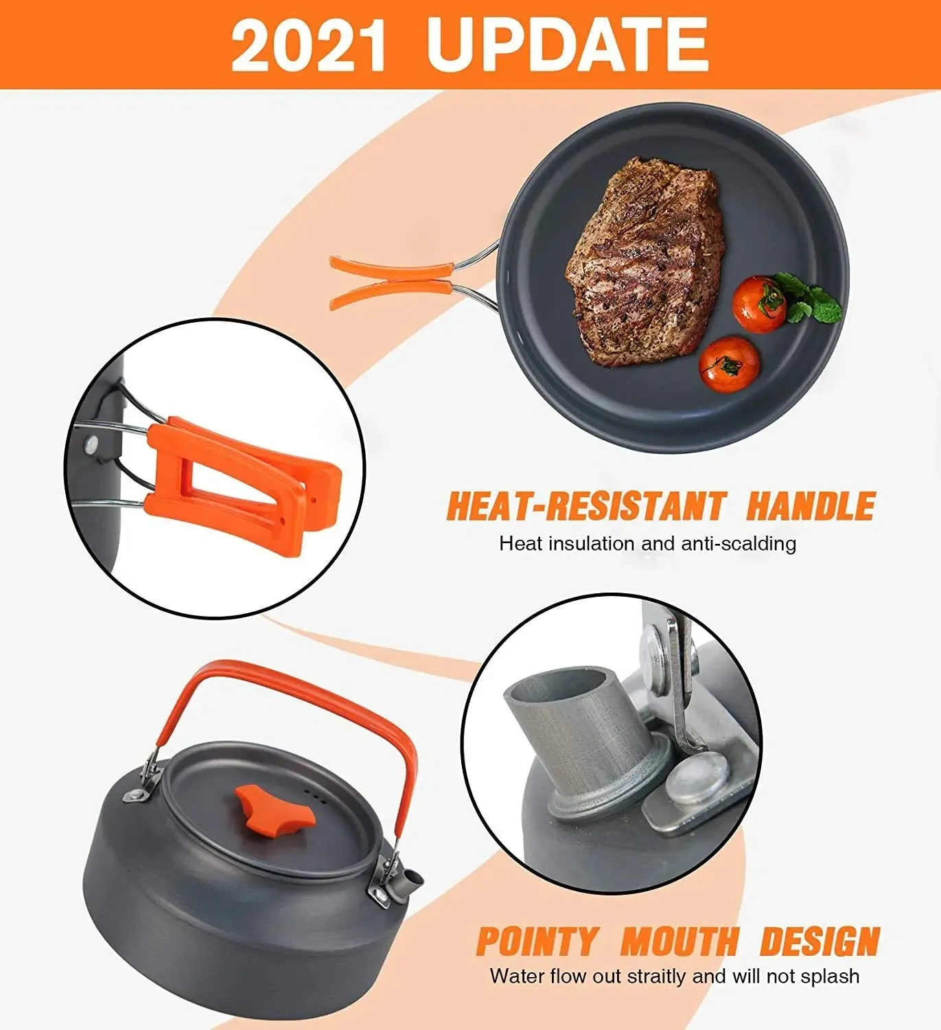 Camping Outdoor Aluminium Cooking Set