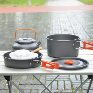 Camping Outdoor Aluminium Cooking Set