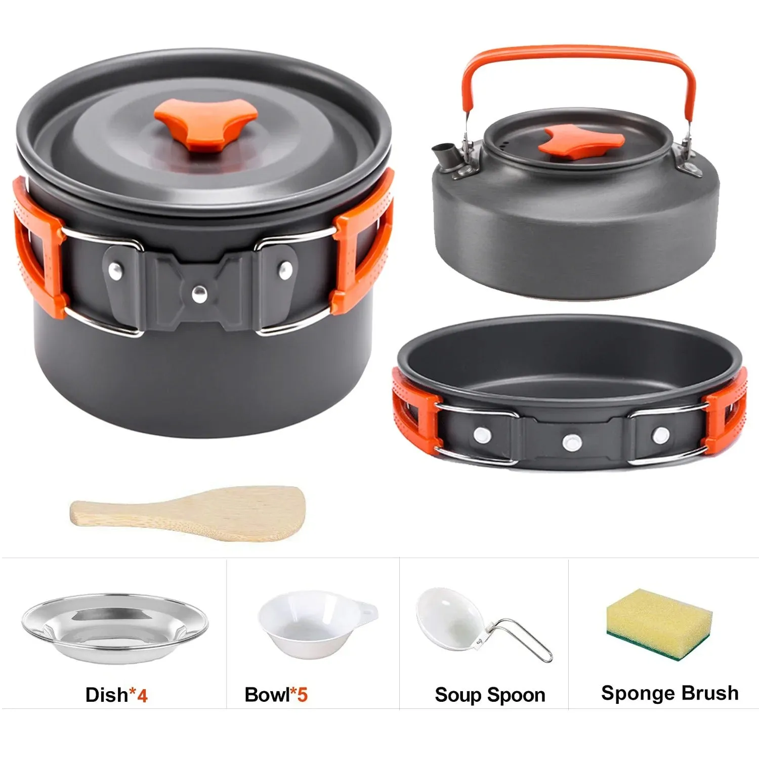 Camping Outdoor Aluminium Cooking Set