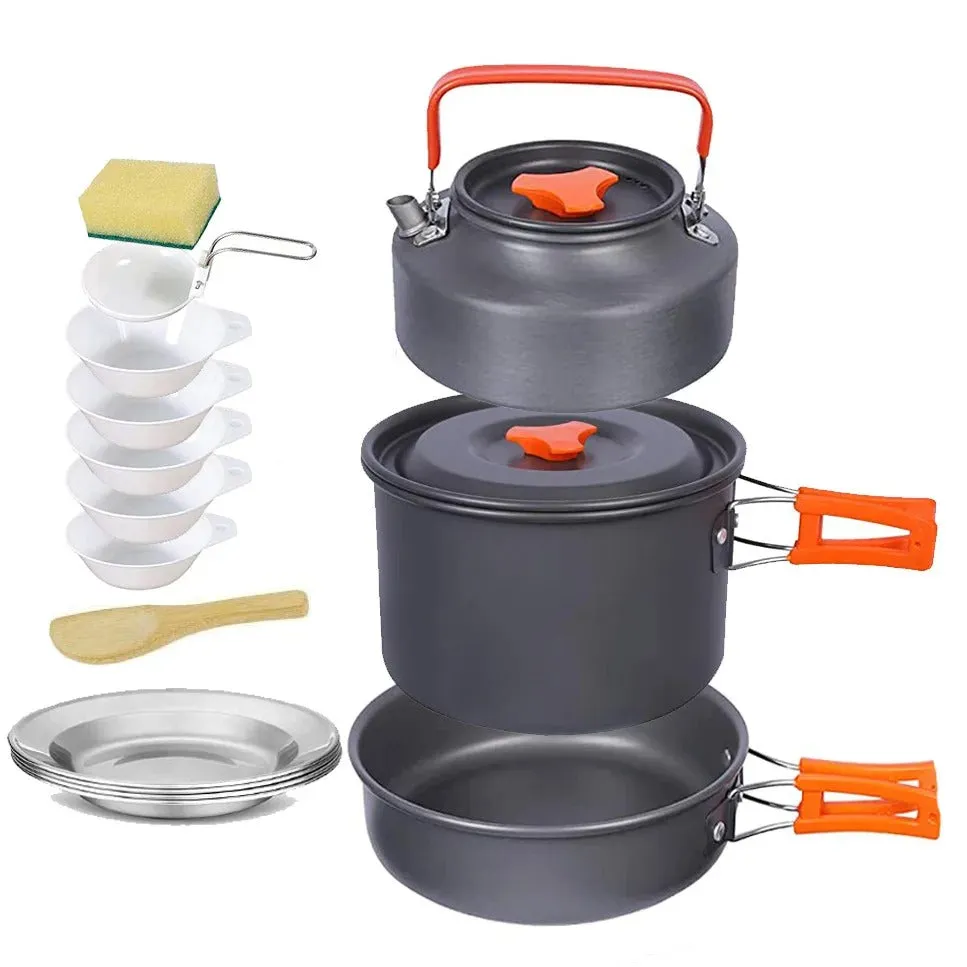 Camping Outdoor Aluminium Cooking Set