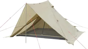 Captain Stag Tent, Teepee One-Pole Tent, Rector, TYPE2, for 4 People, 270 UV Protection, Aluminum Pole, Water Pressure Pressure Resistant Fly 78.7 inches (2000 mm) / Floor 118.8 inches (3000 mm),