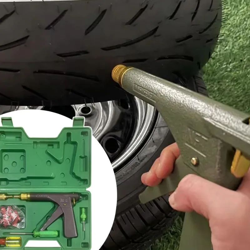 Car & Motorcycle Tire Repair Kit -  Portable Maintenance Tool