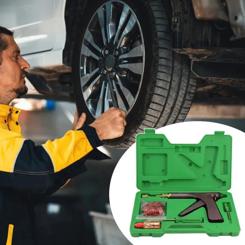 Car & Motorcycle Tire Repair Kit -  Portable Maintenance Tool