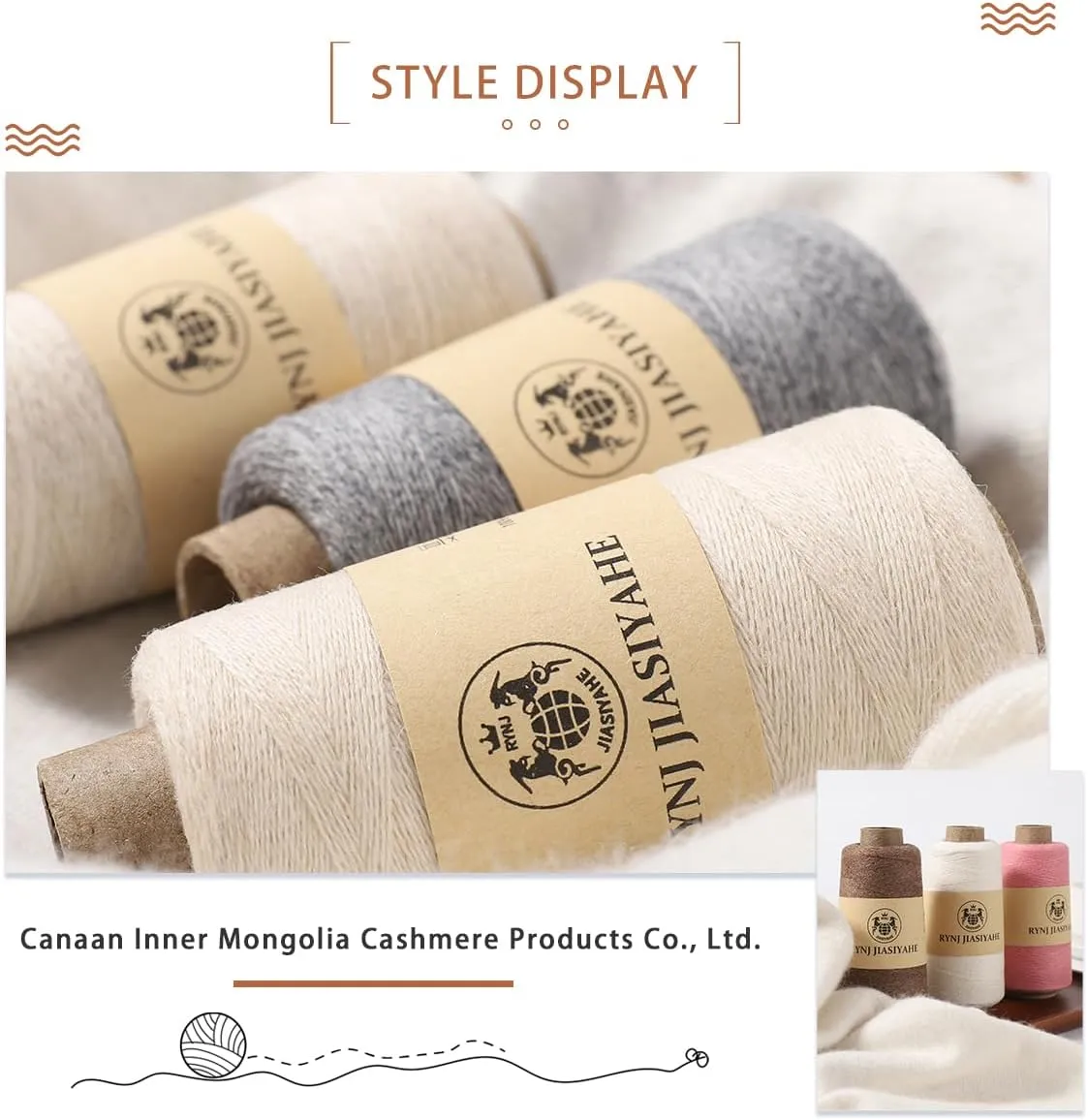 Cashmere Yarn for Crocheting, 26Nm/2 ply Experience Unmatched Soft Luxurious Hand Knitting Worsted Yarn-Enduring for Your Knitting and Crochet Projects (Deep Red,50g)