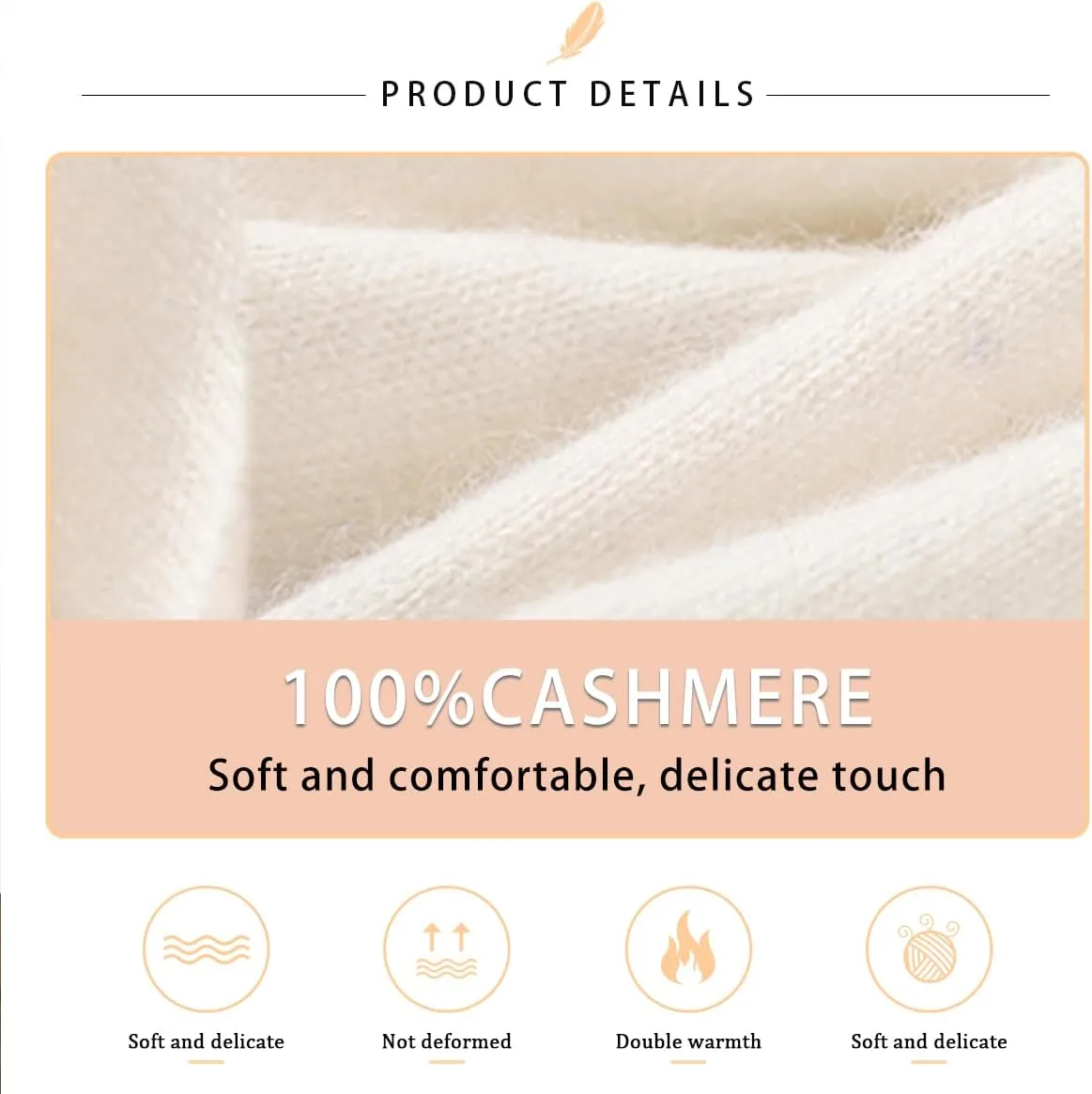 Cashmere Yarn for Crocheting, 26Nm/2 ply Experience Unmatched Soft Luxurious Hand Knitting Worsted Yarn-Enduring for Your Knitting and Crochet Projects (Deep Red,50g)