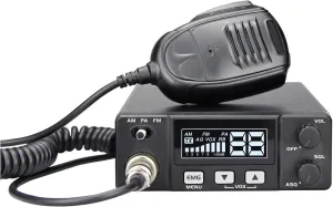 CB Two Way Radio AT-505PRO for Truckers Long Range,VOX Mini CB Radio w/PA System for Truck, PA AM FM switchable Two Way Radio