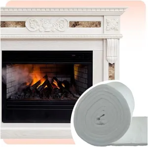 Ceramic Fiber Blanket Thermal Insulation High Temperature Fireproof Mat Pad for Kilns Furnace Pizza Ovens Fire Bricks, Easy to Cut (Color : White, Size : 61x160cm)