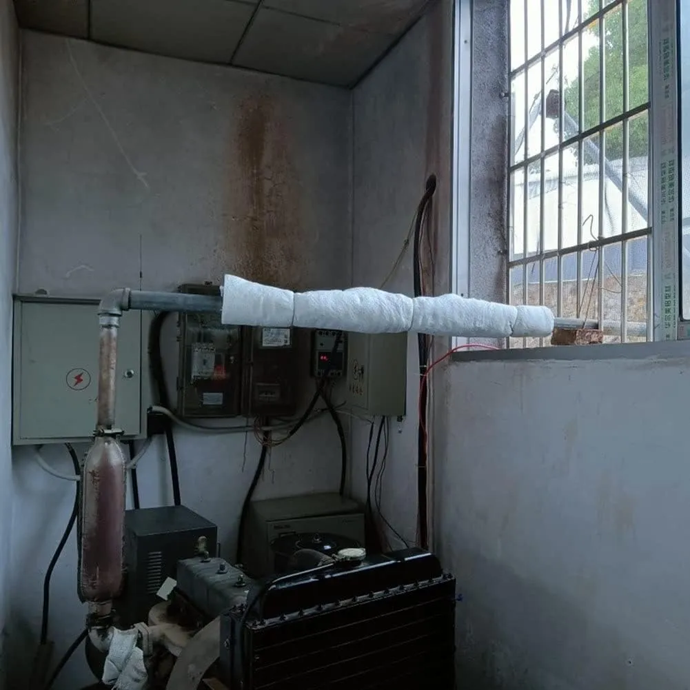 Ceramic Fiber Blanket Thermal Insulation High Temperature Fireproof Mat Pad for Kilns Furnace Pizza Ovens Fire Bricks, Easy to Cut (Color : White, Size : 61x160cm)