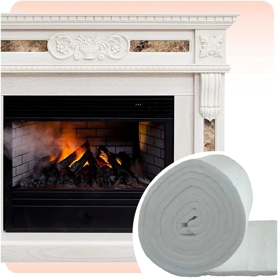 Ceramic Fiber Blanket Thermal Insulation High Temperature Fireproof Mat Pad for Kilns Furnace Pizza Ovens Fire Bricks, Easy to Cut (Color : White, Size : 61x160cm)