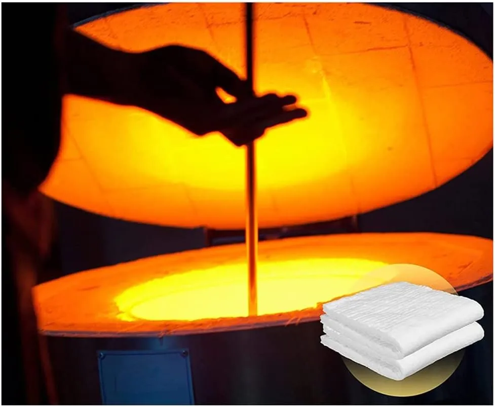 Ceramic Fiber Blanket Thermal Insulation High Temperature Fireproof Mat Pad for Kilns Furnace Pizza Ovens Fire Bricks, Easy to Cut (Color : White, Size : 61x160cm)