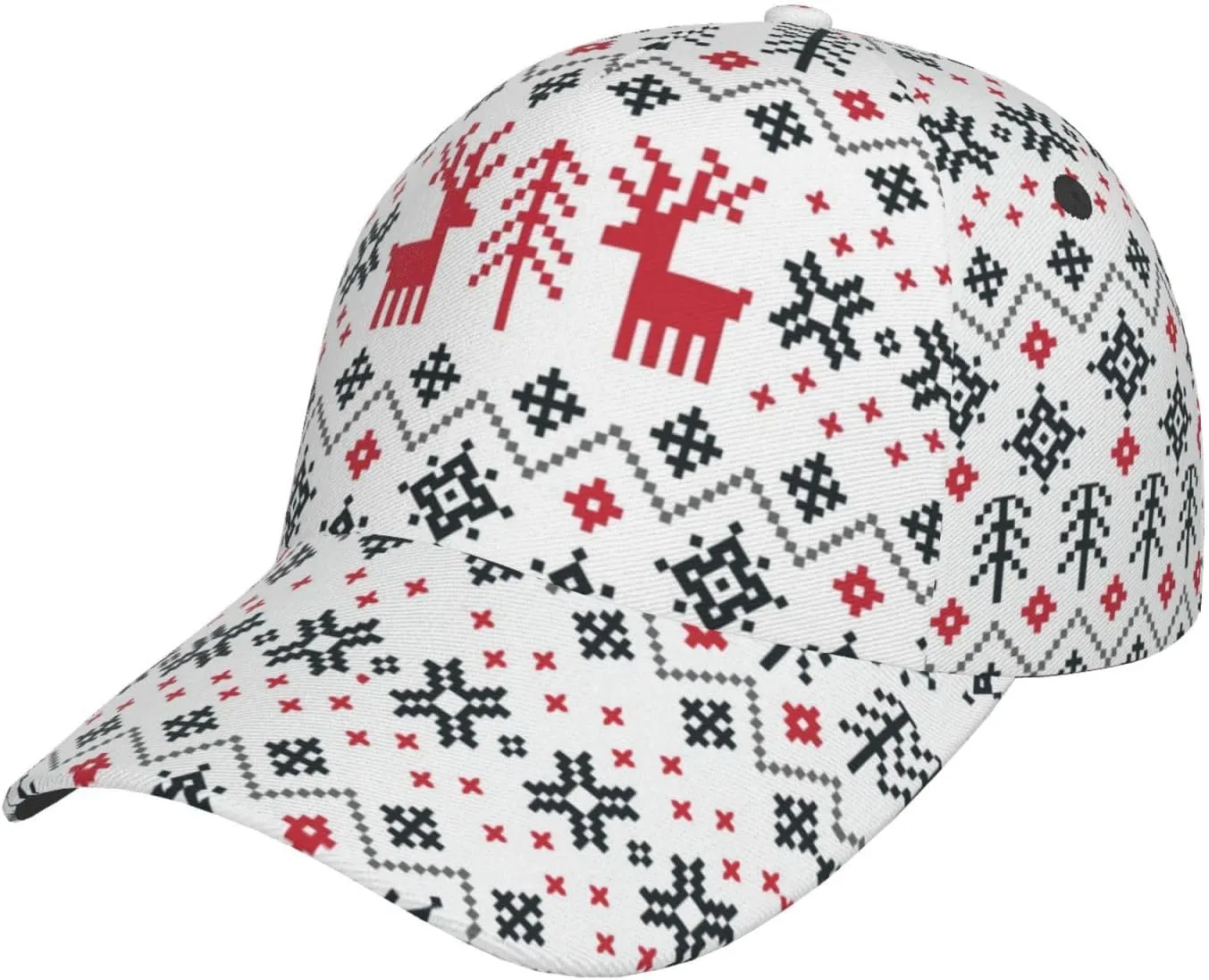 Christmas Cap Xmas Holiday Baseball Hats Fashion Sun Cap Packable Outdoor Running hat for Women and Men
