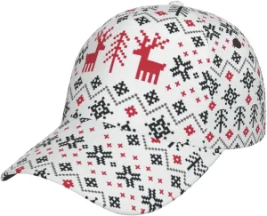 Christmas Cap Xmas Holiday Baseball Hats Fashion Sun Cap Packable Outdoor Running hat for Women and Men