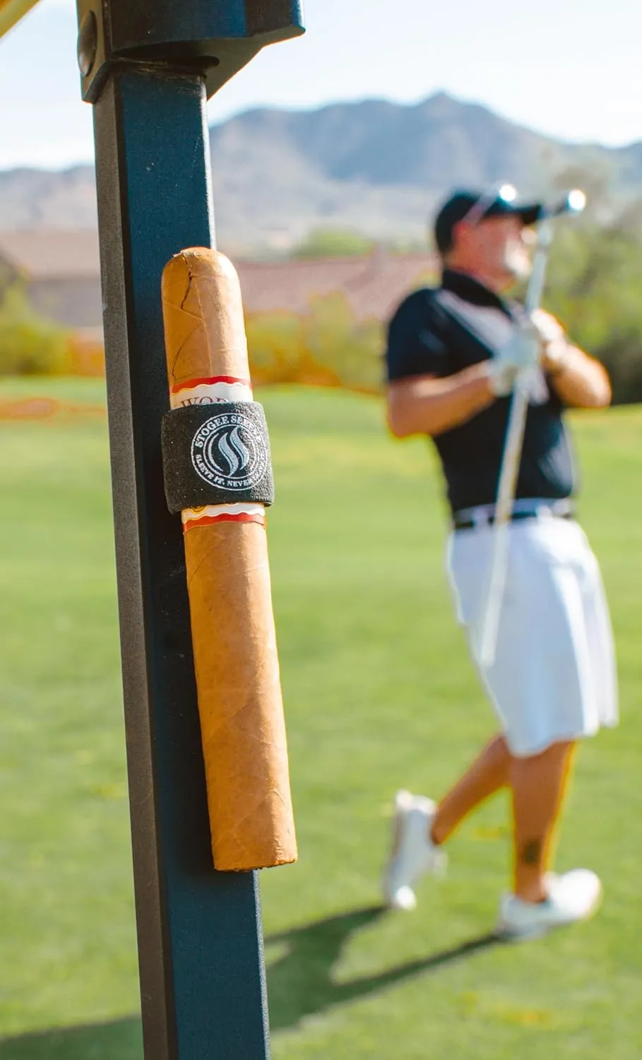 Cigar Holder, Magnetic, Sleek, Compact, Cigar holder for golf cart, Fire Retardent, Cigar holder golf, Cigar accessories, All purpose cigar holder