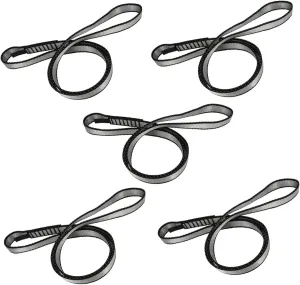 Climbing Sling 5Pcs 17mm Polyester Climbing Aider 21.6KN Heavy Duty Rock Sling Runner Webbing Straps for Outdoor, Rappelling, Swing, Yoga Hammock