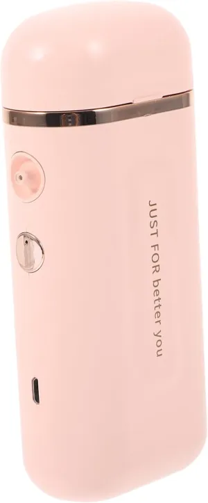 CLISPEED Portable Facial Steamer for Home Use Handheld Face Mister Fine Mist Spray for Quick Hydration and Nutrient Absorption for Travel and