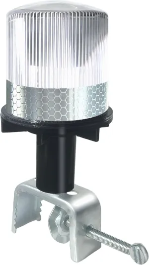 Cloud Fire Solar Strobe Warning Light - 3 Color LED (Red/White/Green) Anchor Light 360°Strobe Beacon,Navigation Lamp IP65 for Boats for Marine Boats, Construction, Traffic Safety