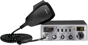 Cobra 25 LTD AM/FM Professional CB Radio – Compact, Easy to Operate, with Dual-Mode Access, 4-Watt Output, Full 40 Channels, Adjustable Dynamike Control and PA Capability, Black