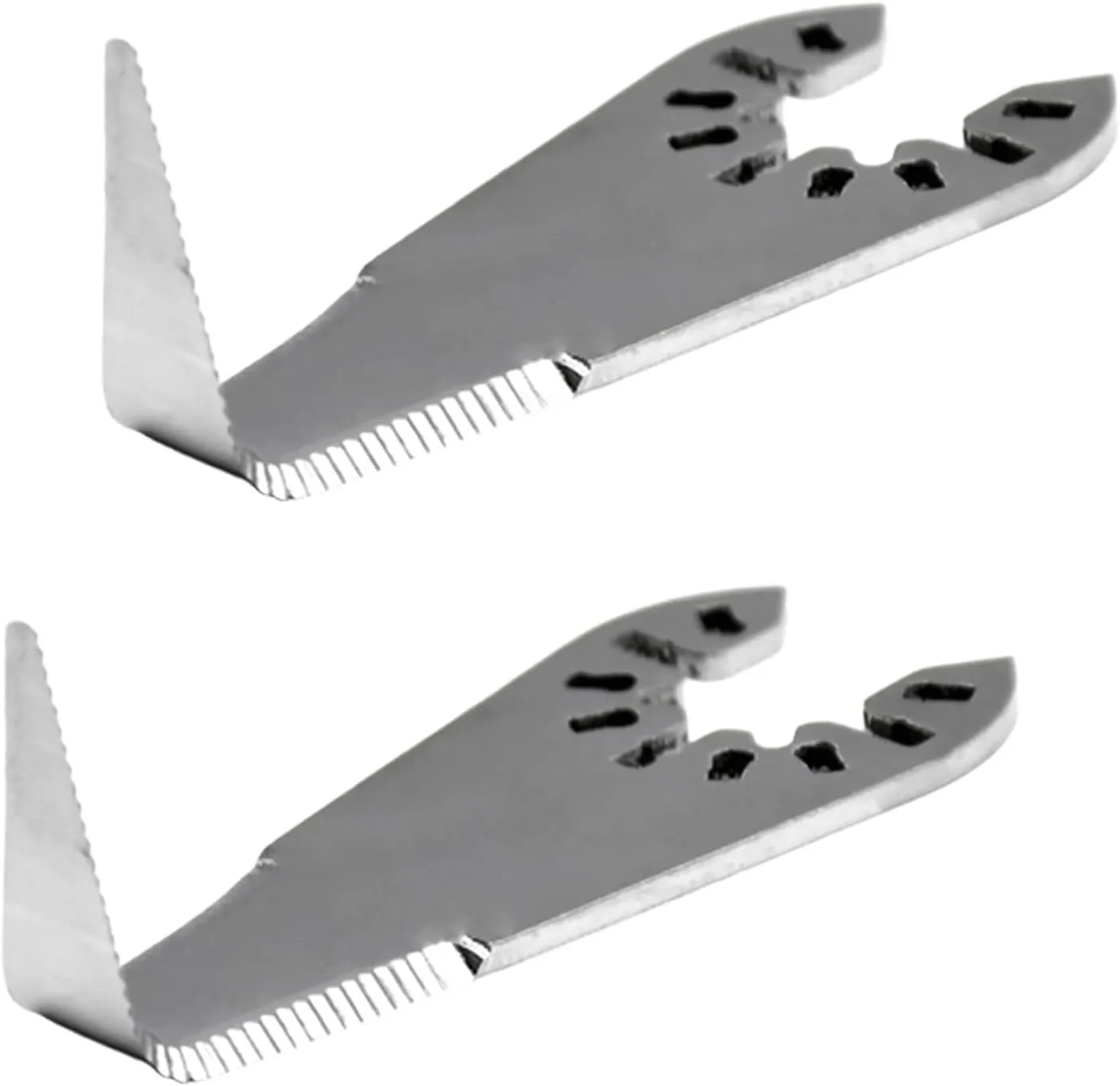 Cold Knife Blade L-Shaped Windshield Removal Auto Glass Cut Out Knife Bent Blade Compatible with Craftsman, Dewalt, Jobmax, Makita, Milwaukee, Porter Cable and More Removing Tool Parts (2 PCS)