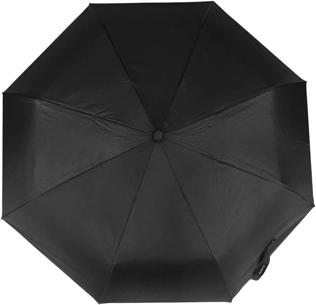 Compact Open Windproof Folding Portable Travel Solid Color Umbrella