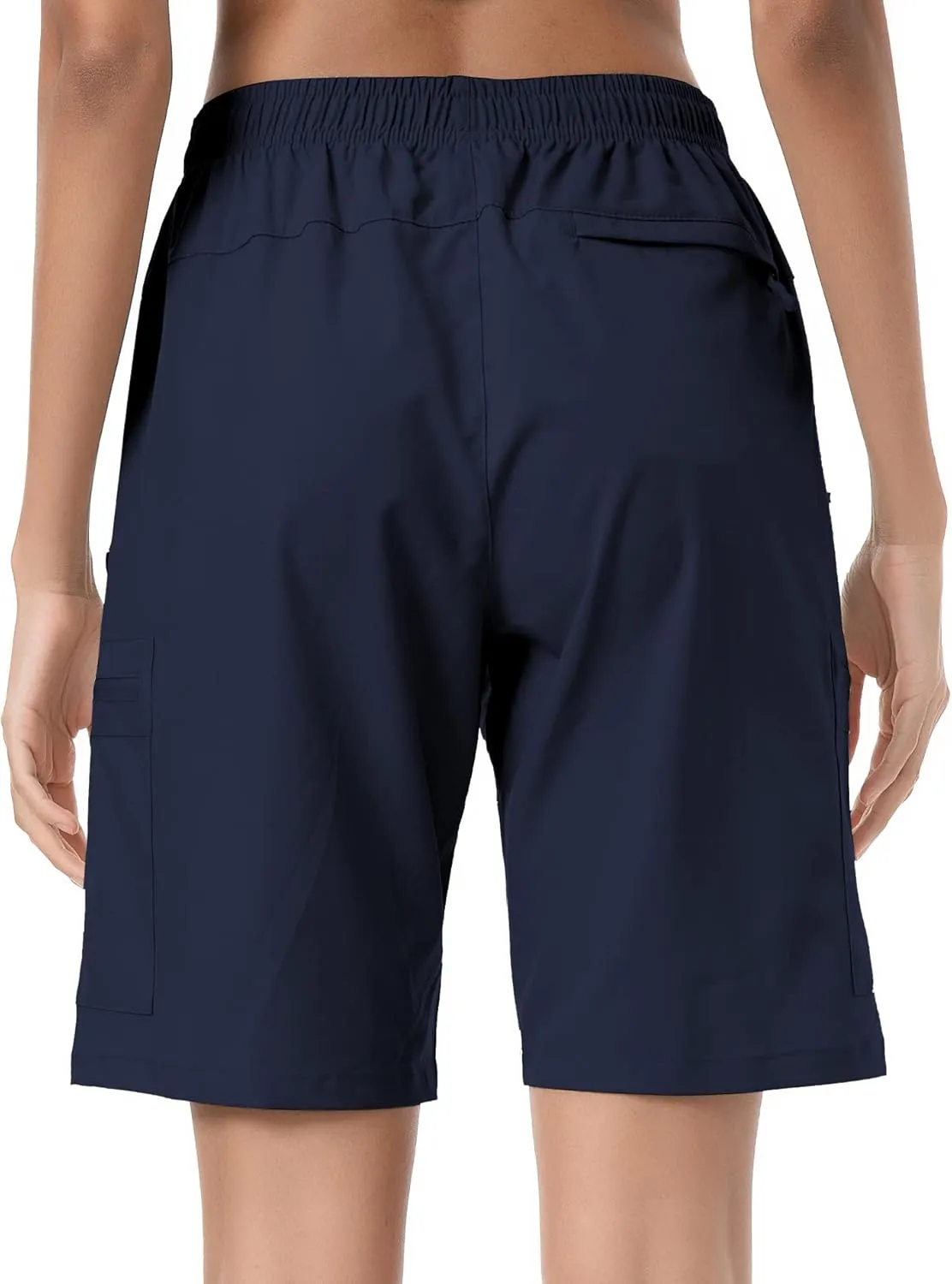 CT-Tebrun Women's Lightweight Hiking Cargo Shorts Quick Dry Breathable Summer Shorts Women Travel Athletic Golf with Pockets
