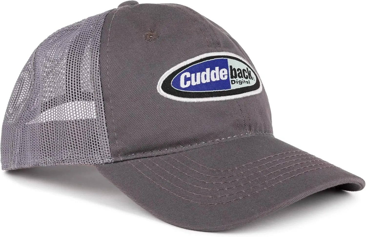 Cuddeback Gray Mesh Back Adjustable Trucker Hat - One Size, for Men or Women