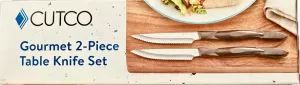 Cutco 4159 Gourmet 2-Piece Table Knife Set