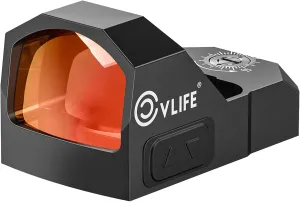 CVLIFE WolfCovert Multiple Reticle Red Dot Sight,Compatible with RMR, Motion Awake 2 MOA Dot 32 MOA Circle Optic, Full-Sized Handgun Scope with Adapter Plate for MOS & 21mm Picatinny Mount