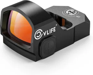 CVLIFE WolfProwl Red Dot Sight for Pistol Compatible with RMR Footprint, 3 MOA Compact Reflex Sight with Adapter Plate for MOS, Motion Awake Pistol Red Dot for RMR Footprint