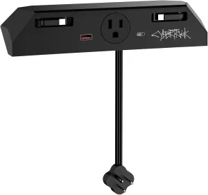 Cybertruck Multi-Ports USB Hub for Tesla Cybertruck 2023  Center Console Hidden Fast Charger with Retractable Cable Dual USB-C Ports Docking Drawer Station Accessories (Cybertruck All-Wheel Drive)