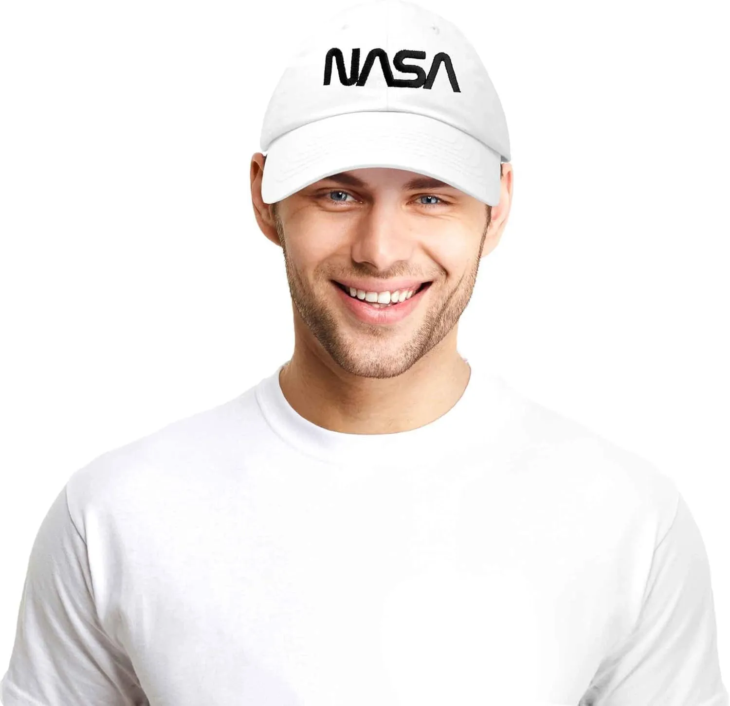 DALIX NASA Embroidered Mens Womens Cotton Dad Hat Baseball Cap Adjustable