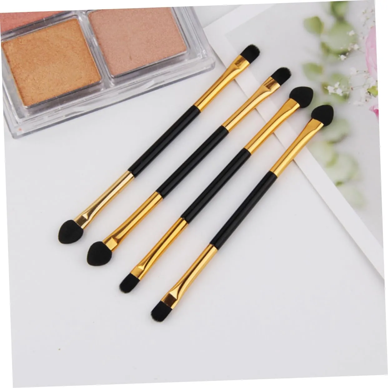 Didiseaon 100pcs Dual-ended Eye Shadow Brush for Women Versatile Makeup Applicators for Eye Makeup Compact Design for Option