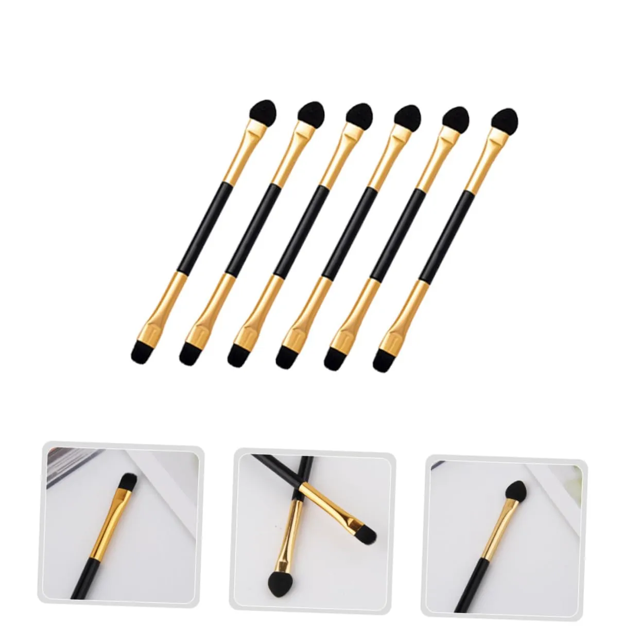 Didiseaon 100pcs Dual-ended Eye Shadow Brush for Women Versatile Makeup Applicators for Eye Makeup Compact Design for Option