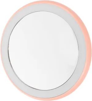Didiseaon Led Compact Makeup Mirror for Women Portable USB Charging Handheld Round Mirror Travel-Friendly for Purse and Daily Use