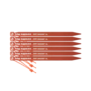 Dirt Dagger™ UL Tent Stakes: Pack of 6