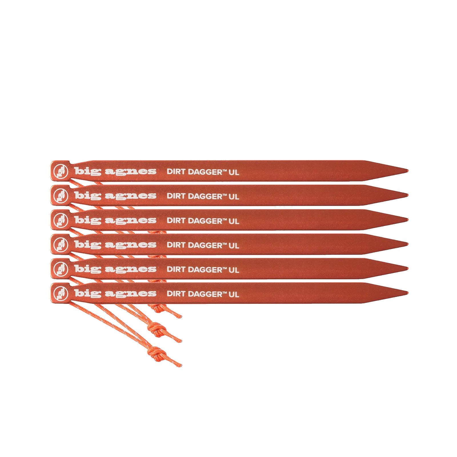 Dirt Dagger™ UL Tent Stakes: Pack of 6