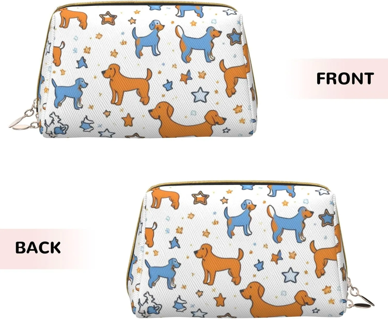 Dog Toiletry Pouch, Travel-Friendly Makeup Organizer For Makeup Brushes, Lipsticks