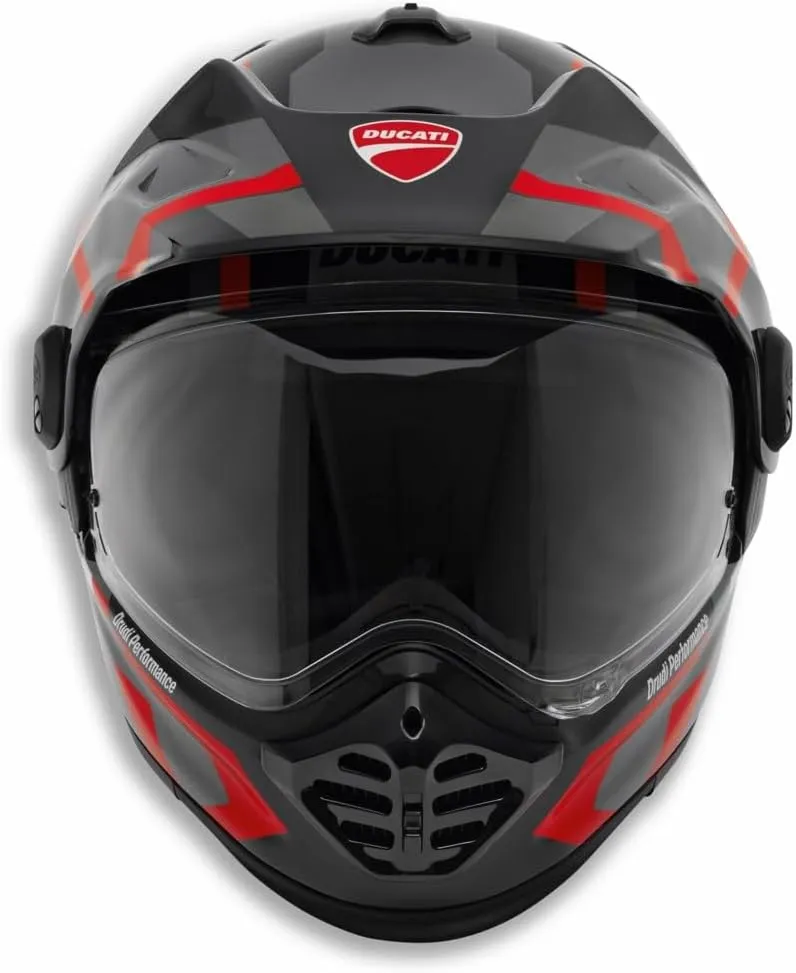 Ducati Strada Tour V5 Full-face Helmet 98108801, Black/Silver?Red